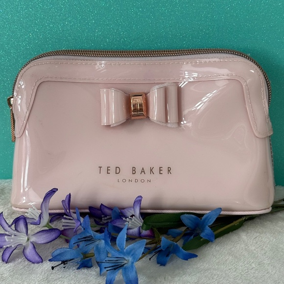 Ted Baker London Blush Pink Cosmetic Make up Bag - Picture 1 of 7